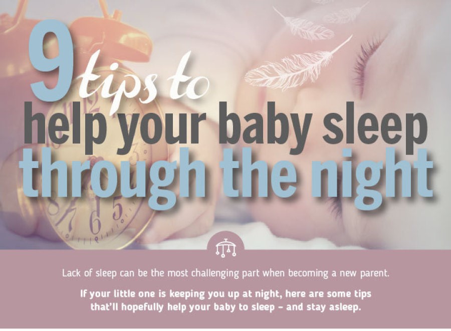 Nine Tips To Help Your Baby Sleep Through The Night