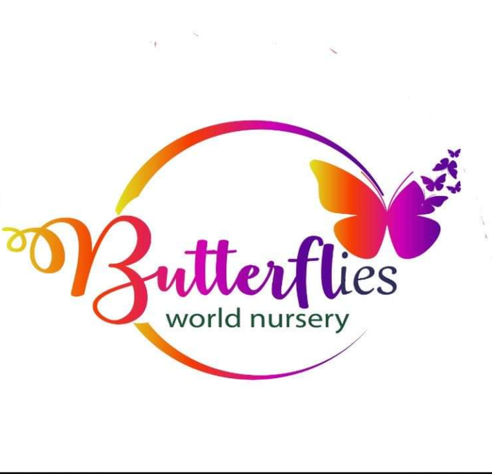 Nursery logo Butterflies world nursery